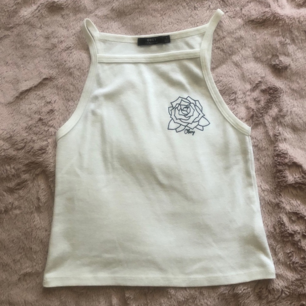 ⚠️ Obey • Rose Tank Top 🌹🖤
